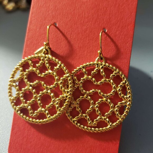 Coach Miranda Rope Art Disc Earrings - Picture 1 of 4